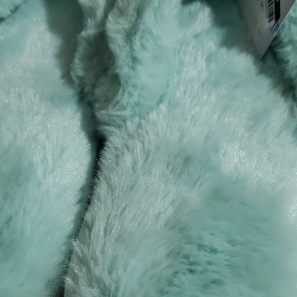 NEW Flip Flop Slippers Thong Faux Fur Pastel S M L - Picture 4 of 8